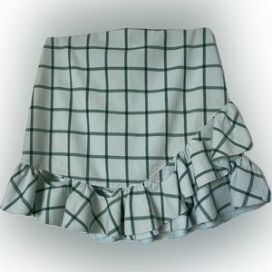 Milly Ruffle Mini Skirt